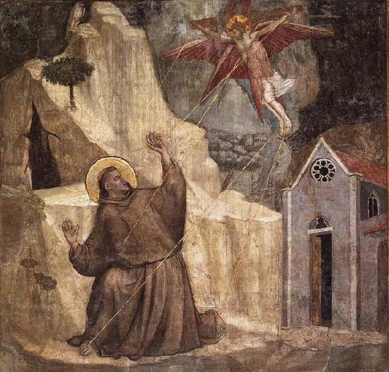 GIOTTO di Bondone Stigmatisation of Saint Francis oil painting picture